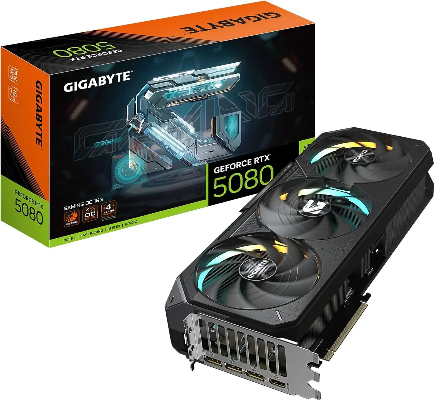 Rtx 5080 16Gb - بطاقة رسومات RTX 5080 للألعاب، طراز