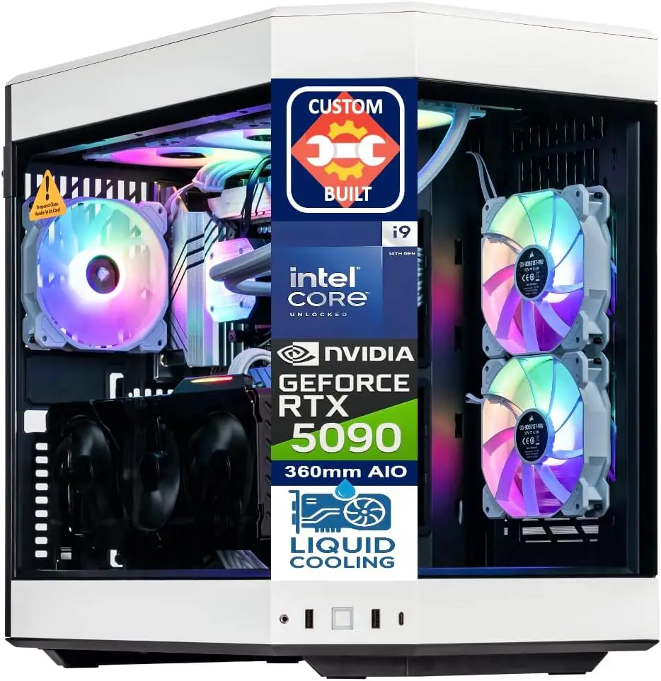 Rtx 5090 32Gb - كمبيوتر مكتبي للألعاب Y60 مخصص من