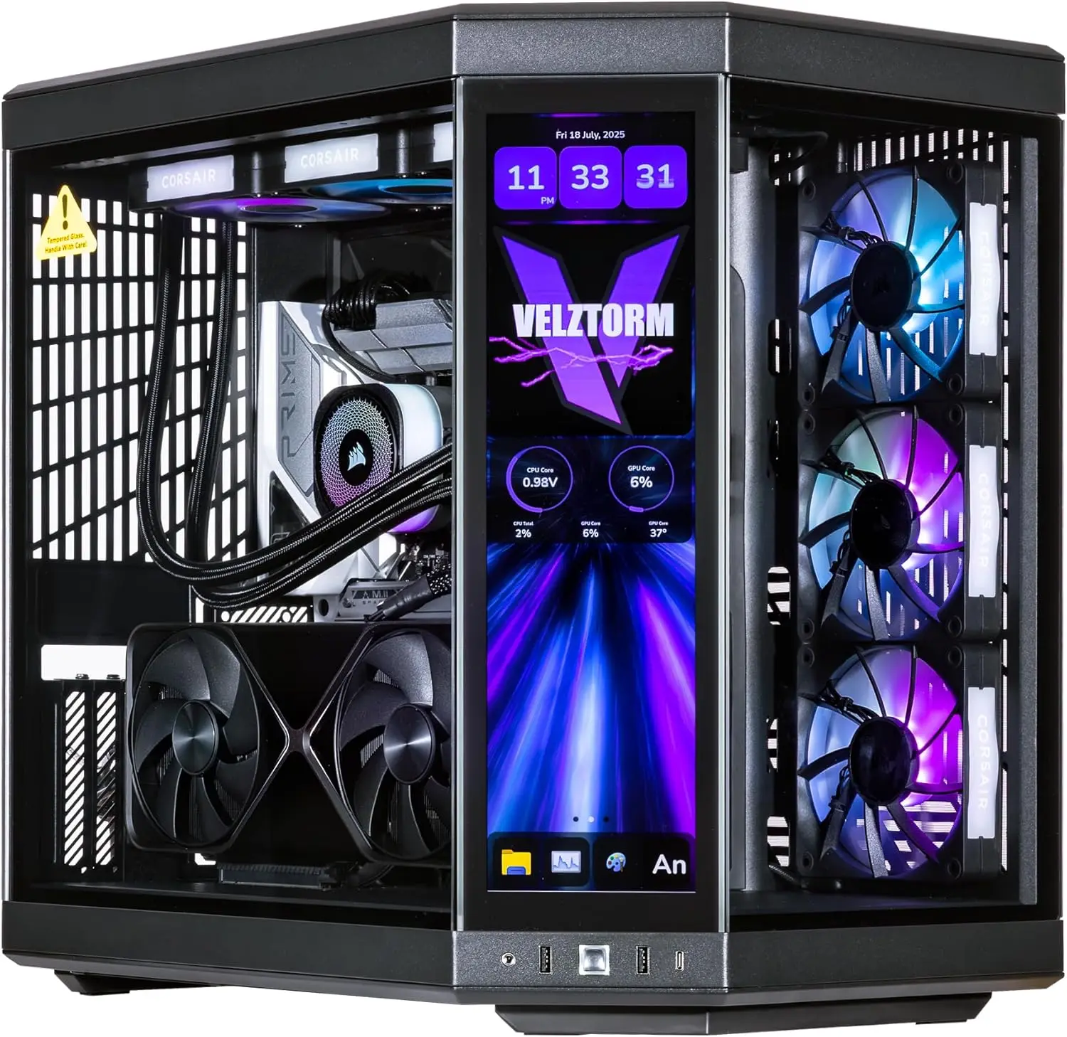 كمبيوتر مكتبي للألعاب Velztorm - مراجعة Rtx 5080 16Gb وسعره
