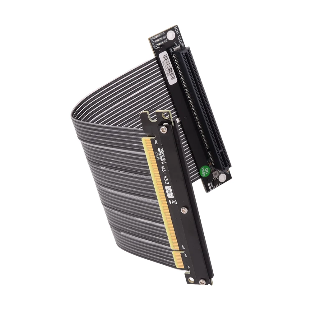 كابل رايزر عكسي أحادي ADT-Link - مراجعة Itx Gpu Riser Pcie 4.0 16X وسعره