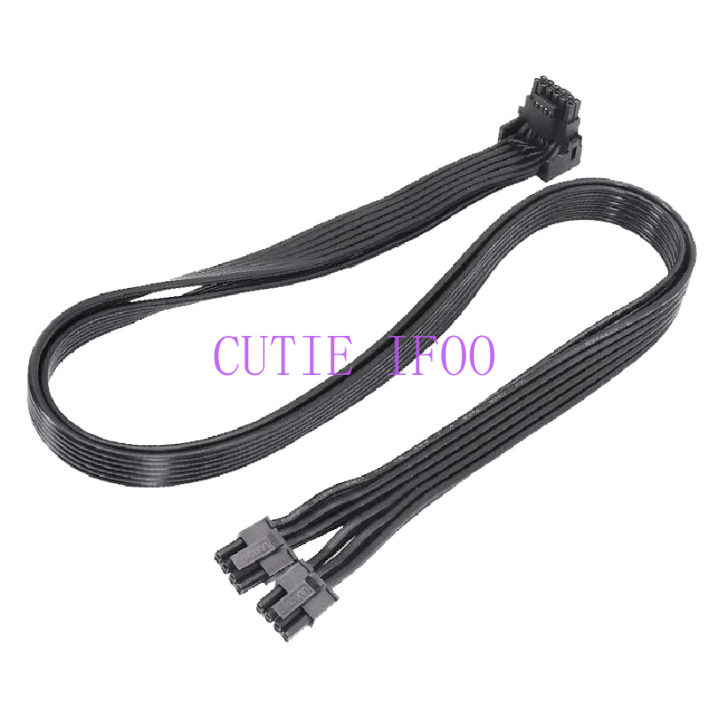 ATX3.0 PCIE 5.0 12VHPWR مزدوج  - مراجعة Dual 8Pin To 16Pin 12Vhpwr Cable وسعره
