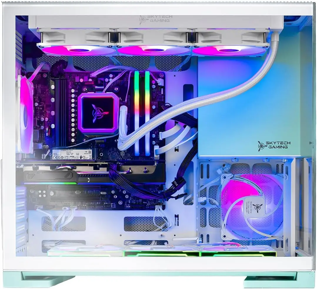 جهاز كمبيوتر مكتبي Skytech Gam - مراجعة Rtx 5080 16Gb وسعره