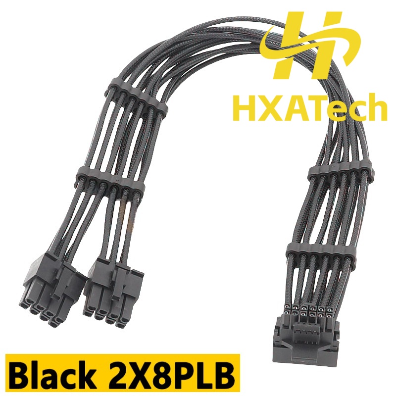 كابل بطاقة الرسومات من HXATech - مراجعة Dual 8Pin To 16Pin 12Vhpwr Cable وسعره
