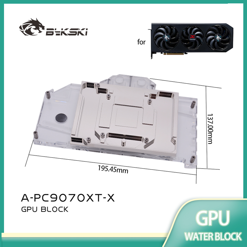 Bykski A-PC9070XT-X تستخدم كتل - مراجعة Rx 9070 Xt وسعره