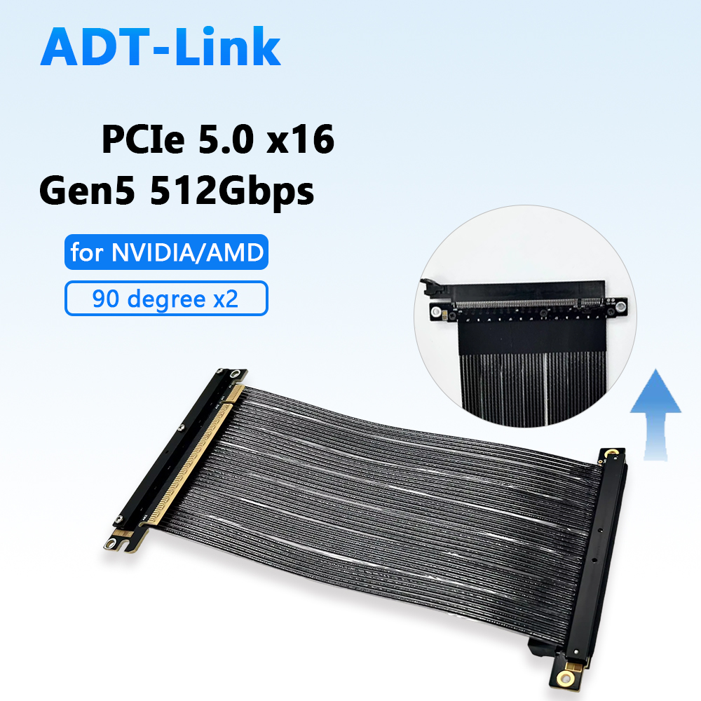 PCIE 5.0 X16 GEN5 بطاقة الرسوم - مراجعة Pcie 5.0 Gpu Riser Cable وسعره