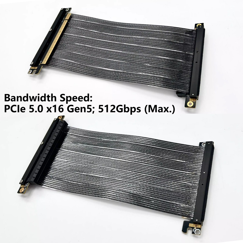 PCIE 5.0 X16 GEN5 بطاقة الرسوم - مراجعة Pcie 5.0 Gpu Riser Cable وسعره