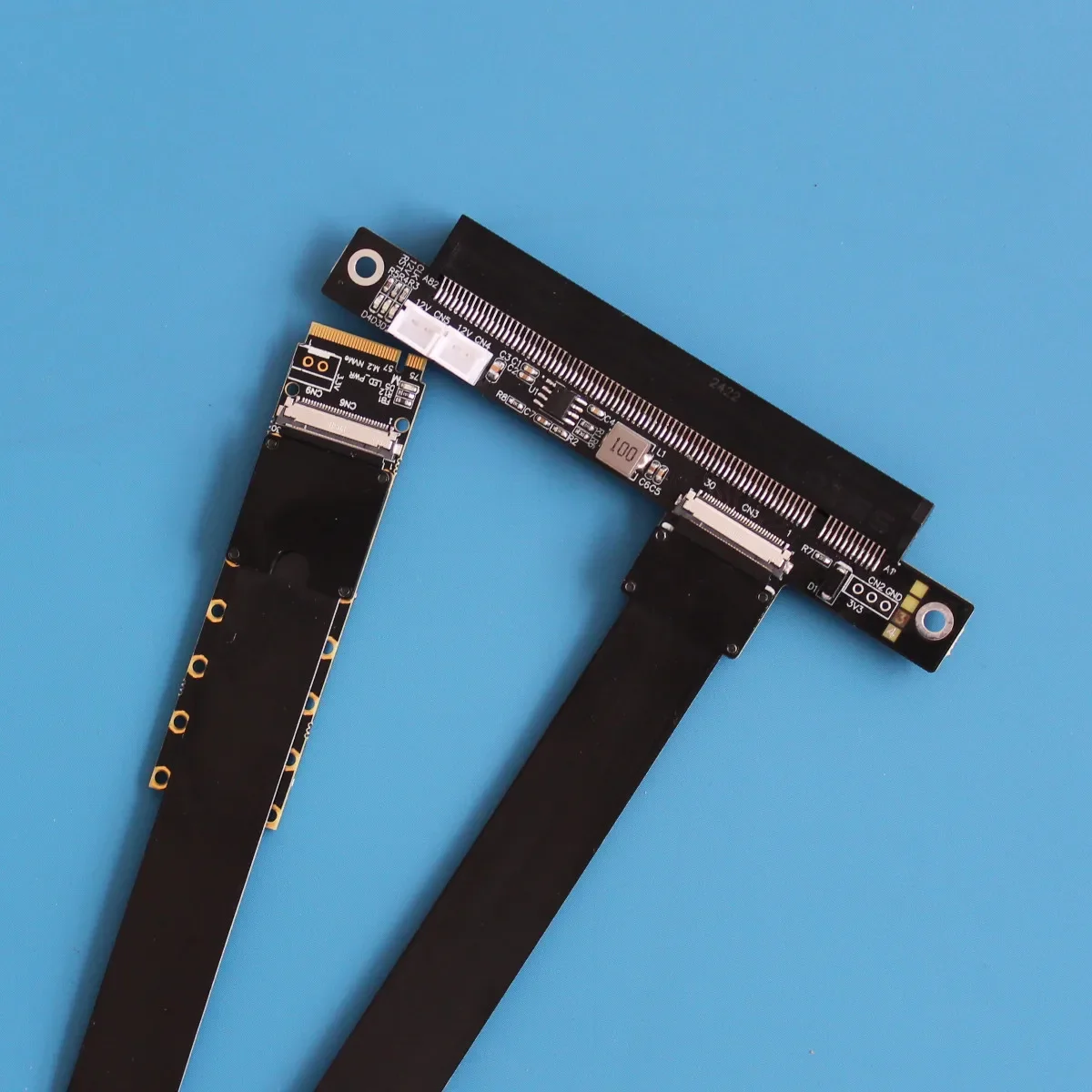 PCIe 5.0 X16 إلى M.2 NVMe Key  - مراجعة Pcie 5.0 Gpu Riser Cable وسعره