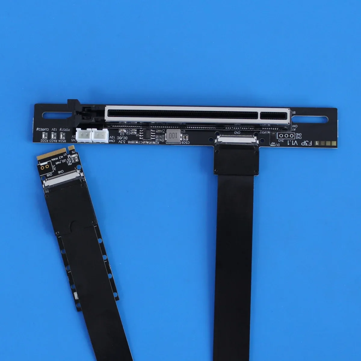 PCIe 5.0 X16 إلى M.2 NVMe Key  - مراجعة Pcie 5.0 Gpu Riser Cable وسعره