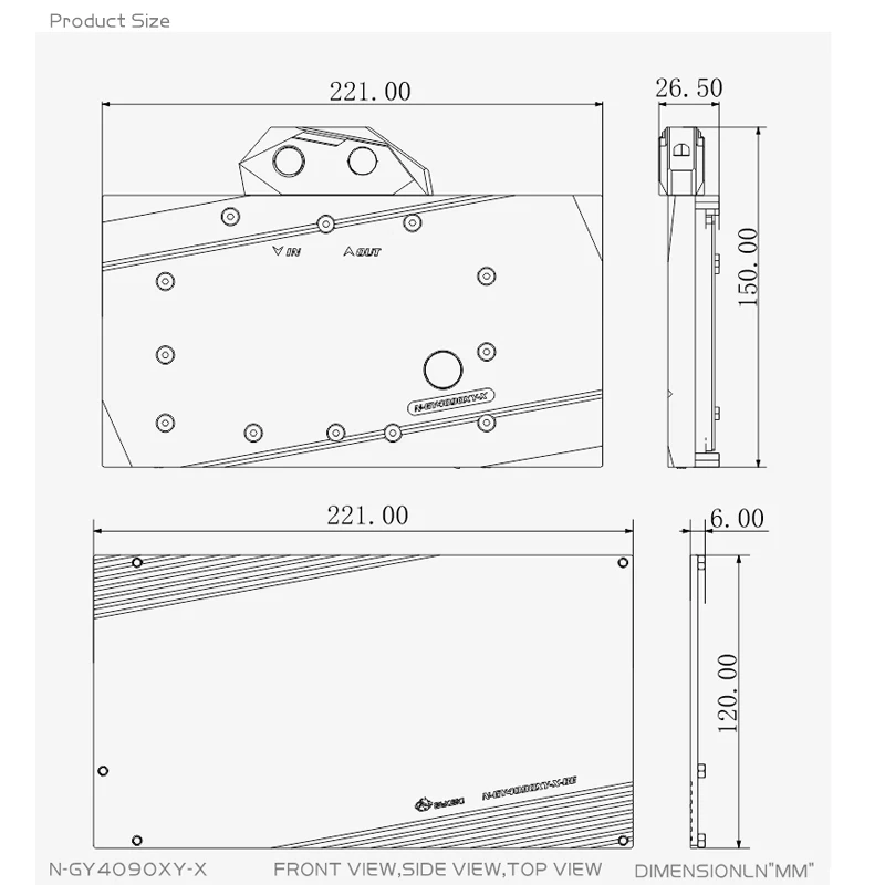 بلوك تبريد بمعالجات Bykski N-G - مراجعة Rtx 4090 Water Block وسعره